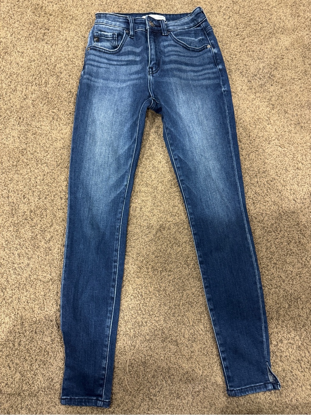 KANCAN Dark Wash Skinny Jeans— Womens 24